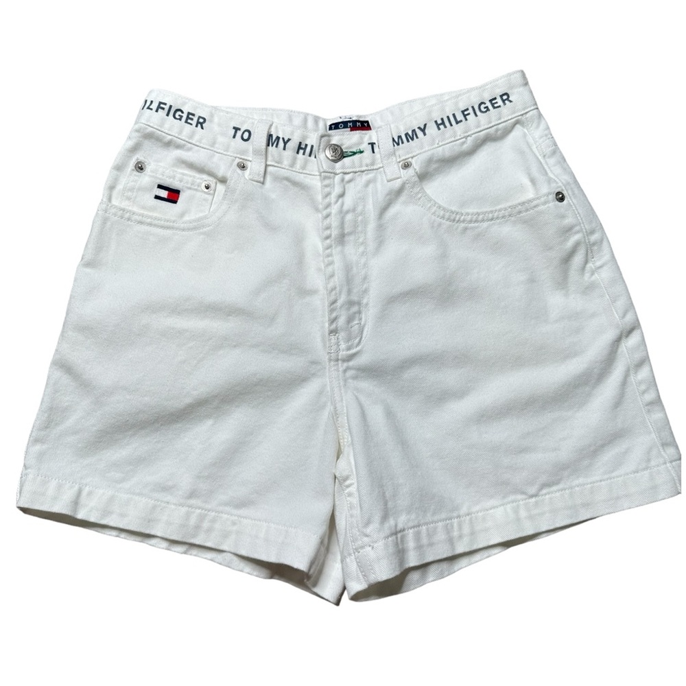 Tommy Hilfiger 100% Cotton VTG White Jean Shorts